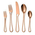 Axyaa Stainless Steel Cutlery Set - Knife, Fork, Spoon, Teaspoon & Dessert Spoon