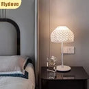 Axyaa Hollowed Out Desk Lamp: Italian Style LED Lighting for Bedroom and Study