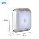 Axyaa Motion Sensor Night Light: Battery-Powered LED Bedside Lamp for Home Lighting