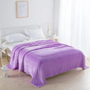 Axyaa Super Soft Reversible Mink Fleece Throw Blanket Twin Queen Size