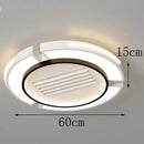 Axyaa Modern Ceiling Fan with LED Light & Control for Bedroom and Living Room Lighting.
