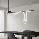 Axyaa Modern Silica Gel Tube Designer Chandelier for Home Decor
