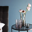 Axyaa Glass Cylinder Twisted Vase Modern Minimalist Designer Home Decor