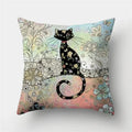Axyaa Butterfly Cat Animals Design Pillowcase - Nordic Home Decor