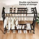 Axyaa Floor-to-Ceiling Clothes Rack: Indoor Drying Hanger & Coat Rack
