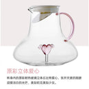 Axyaa Nordic Glass Pitcher, Trendy & Stylish, Large Capacity, Heat-resistant, Thickened Glass