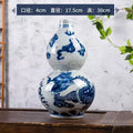 Axyaa Dragon Pattern Ceramic Vase - Jingdezhen Imitation Official Kiln Crackle Glaze