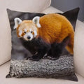 Axyaa Red Panda Print Pillowcase for Cute Wildlife Home Decor
