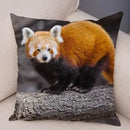 Axyaa Red Panda Print Pillowcase for Cute Wildlife Home Decor
