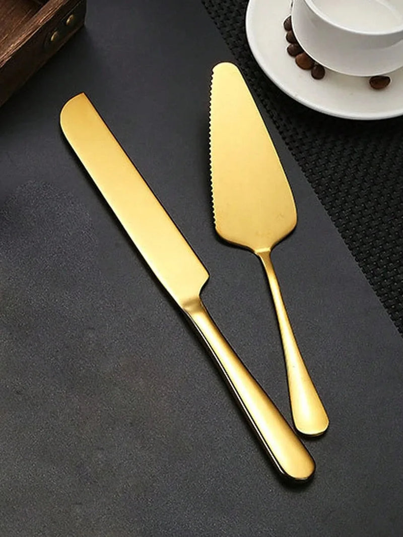 Axyaa Stainless Steel Spatula Set for Cakes, Breads & Pastries