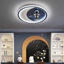 Axya Boys' Room Ceiling Lamp, Space Creative Cartoon Bedroom Light