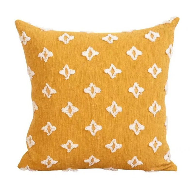 Axyaa Star Shaped Cushion Covers: 45x45 Throw Pillow for Sofa, Chair, Bedroom Decor