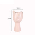 Axyaa Pout Face Ceramic Vase | Room Aesthetic Decor & Flowers Arrangement