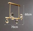 Axyaa Crystal Chandelier Pendant Light for Living Room, Dining Room, and Ceiling - Indoor Luxury Lighting