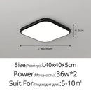 Axyaa Modern LED Ceiling Lamp 5 Colors for Living Room Bedroom Lighting
