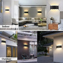 Axyaa Wall Light: Waterproof Indoor Outdoor LED Interior Lamp