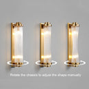 Axyaa Crystal Wall Lamp: Modern LED Indoor Lighting for Bedroom, Living Room, Staircase