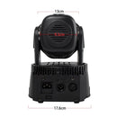 Axyaa Wash LED Moving Head Light RGBW/6IN1 for Disco DJ Party Nightclub