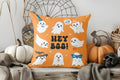 Axyaa Spooky Cake & BOO-licious Halloween Pillow Cover for Sofa, Bedroom, Car