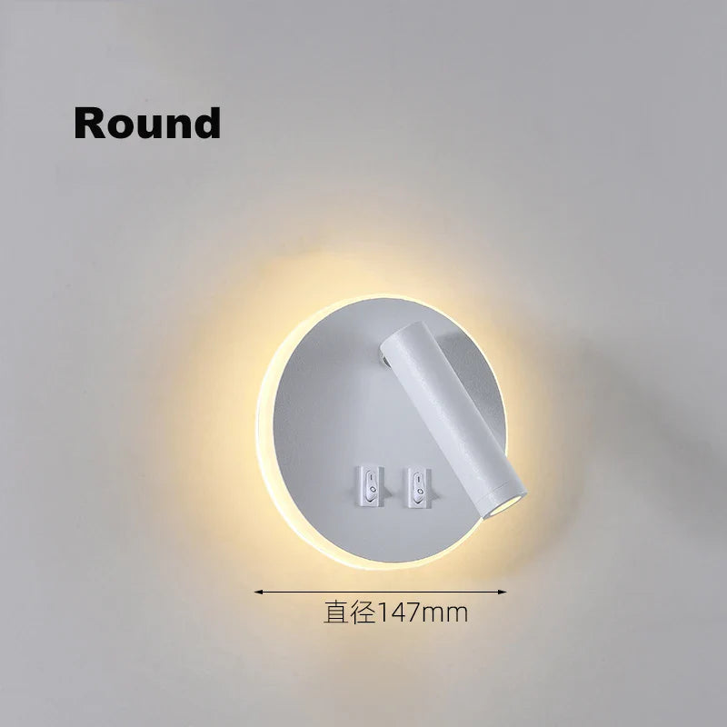 Axyaa Adjustable LED Wall Lamp for Room, Study, Bedside - Indoor Lighting