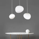 Axyaa Round Glass Pendant Lights - Stylish Ceiling Lamps for Living Room