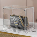 Axyaa Acrylic Luxury Handbag Display Box, Transparent Organizer for Stylish Lady Bags