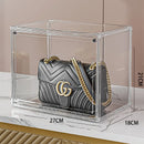 Axyaa Acrylic Luxury Handbag Display Box, Transparent Organizer for Stylish Lady Bags