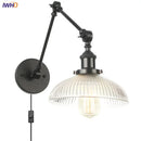 Axyaa Glass Plug-In LED Wall Lights Fixtures for Home Decor & Bedroom