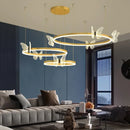 Axyaa Modern Butterfly Ceiling Chandelier Light Fixture for Home Decor