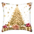 Axyaa Christmas Pillow Cover Set for Festive Home Decor and Gifting