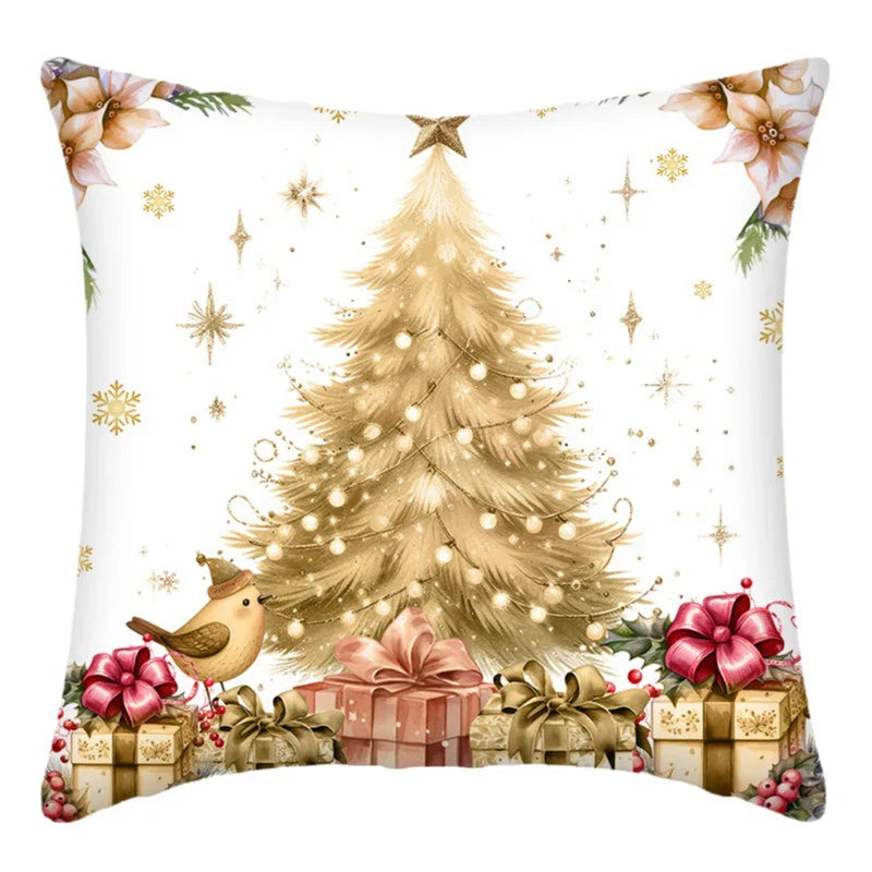 Axyaa Christmas Pillow Cover Set for Festive Home Decor and Gifting