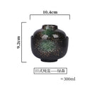 Axyaa Vintage Ceramic Stew Pot with Lid Bowl - 300ml