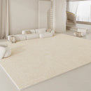 Axyaa Plush Cream Style Bedroom Rug for Soft, Fluffy Living Room Decoration