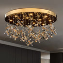 Axyaa Nordic Smart LED Ceiling Light for Home Decor - Dimmable Indoor Lighting