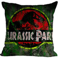 Axyaa Jurassic Park Dinosaur Print Throw Pillow Cover - Home Decor Pillow Case