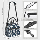 Axyaa Westie Thermal Lunch Bag: Insulated Bento for School Work Picnic