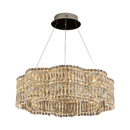 Axyaa Crystal Chandelier: Luxury High-End Living Room Bedroom Restaurant Lamps