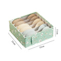 Axyaa Green Bra and Underwear Organizer Drawer Divider