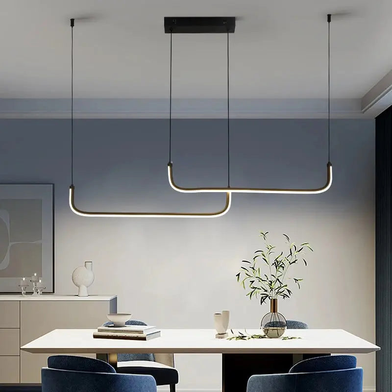 Axyaa Aluminum LED Pendant Lamps for Dining Room, Bedroom, Living Room
