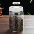 Axyaa Glass Coffee Beans Storage Jar - Vacuum Sealed Moisture-proof Container