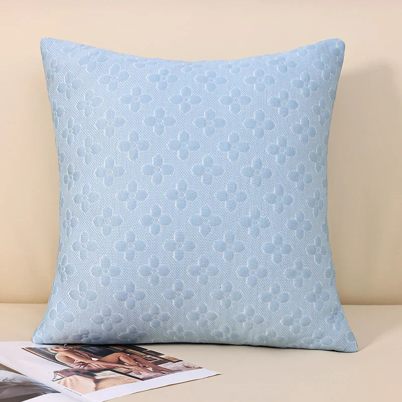 Axyaa Four-Leaf Clover Luxury Pillowcase Cover - Cozy & Machine Washable