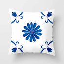 Axyaa Blue Mandala Pattern Pillow Case 45*45cm