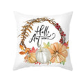 Maple Pumpkin Autumn Pillowcase Sofa Seat Cushion Cover by Axyaa