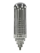Axyaa Nordic Crystal Chandelier for Kitchen Island Living Room Staircase LED Lighting