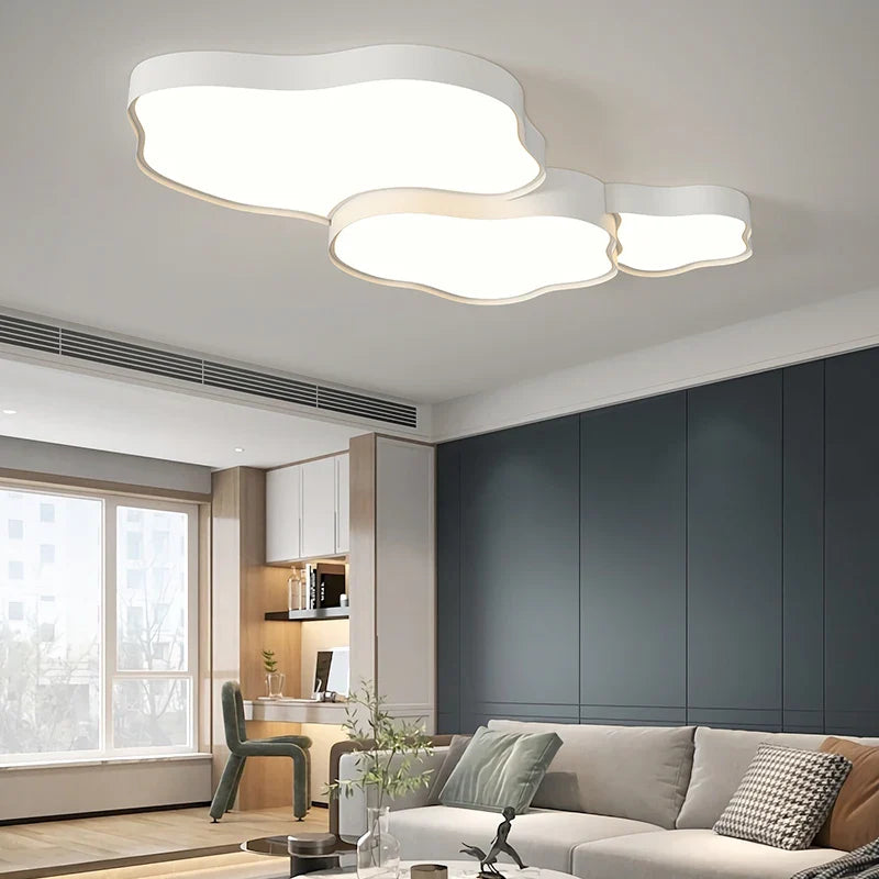 Axyaa Cloud Chandelier: Modern Nordic LED Lighting for Home Décor