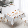 Axyaa Ramadan Mubarak Tablecloth - Islamic Muslim Mosque Home Decor