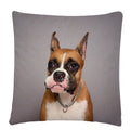 Axyaa Dog Art Print Polyester Cushion Cover for Home Sofa Car Decor