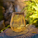 Axyaa Solar Rattan Lantern for Garden Decoration and Creative Atmosphere