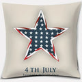 Axyaa LOVE USA Square Pillowcase for Home Decor