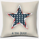 Axyaa LOVE USA Square Pillowcase for Home Decor